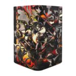 #10 womens wallet leather flaming black art 3
