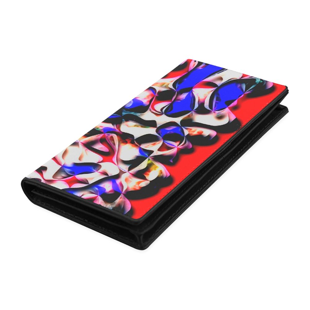 #14 womens wallet leather blue-red sufi dance 1