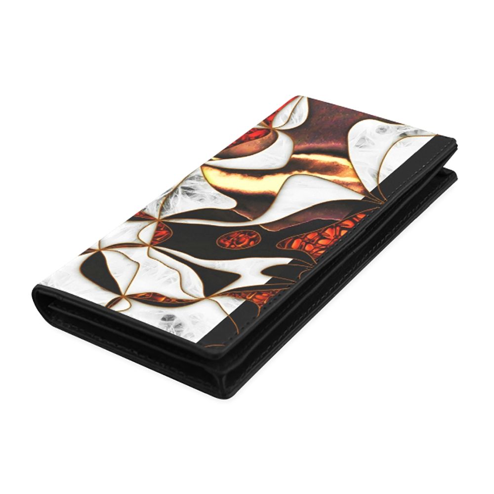 #04 womens wallet leather glamorous art abstract 1