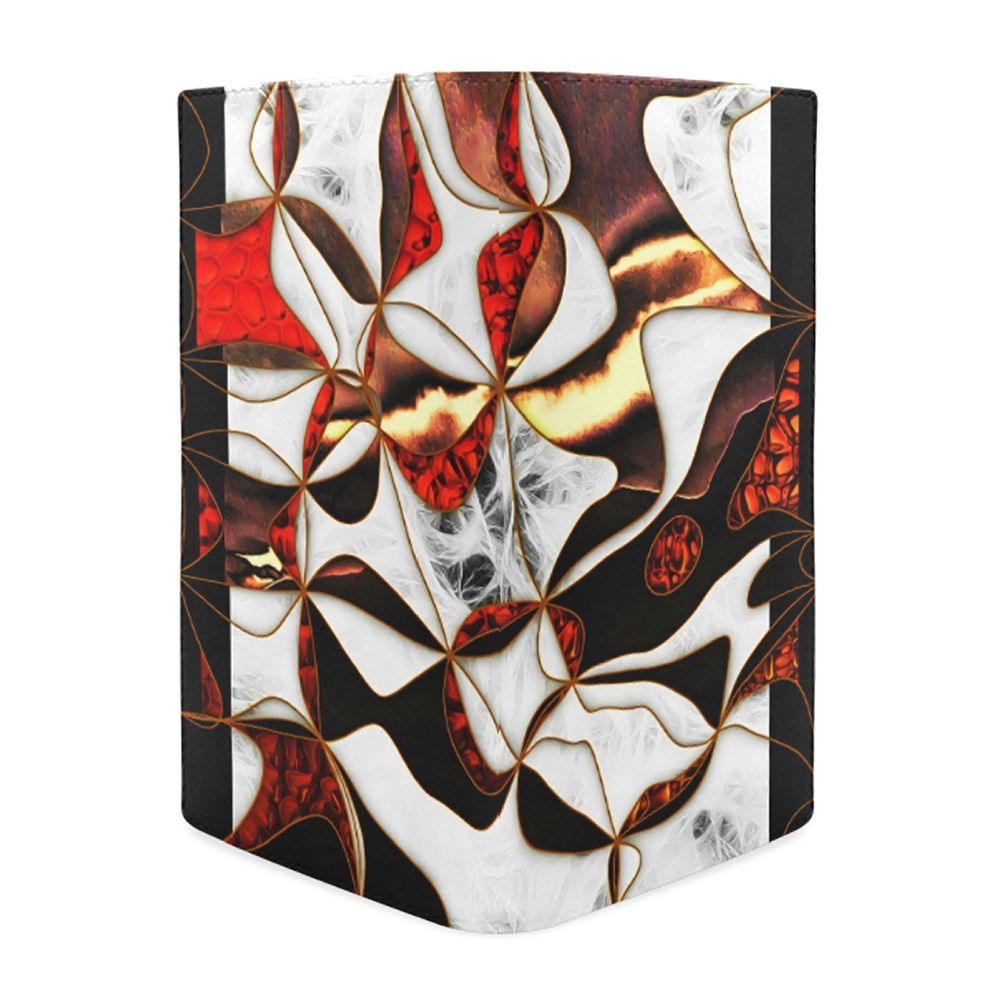 #04 womens wallet leather glamorous art abstract 3