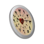 wall clock seconds numbers arabic numerals heart emoji 2