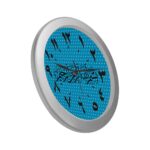 wall clock seconds numerals arabic calligraphy bismillah blue polka dot 2