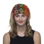 batik checks multipurpose headgear face mask headband
