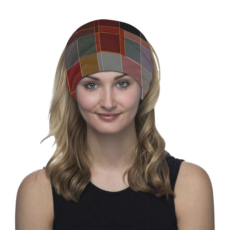 classic tiles multipurpose headgear face mask headband