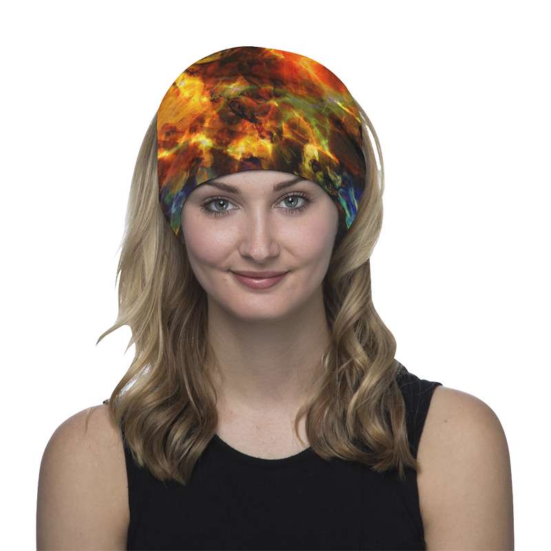letric watercolor multipurpose headgear face mask headband