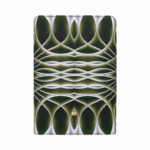 art abstract 1 womens trifold wallet open cover