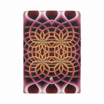 art abstract 15 womens trifold wallet open cover