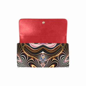 art abstract 16 womens trifold wallet