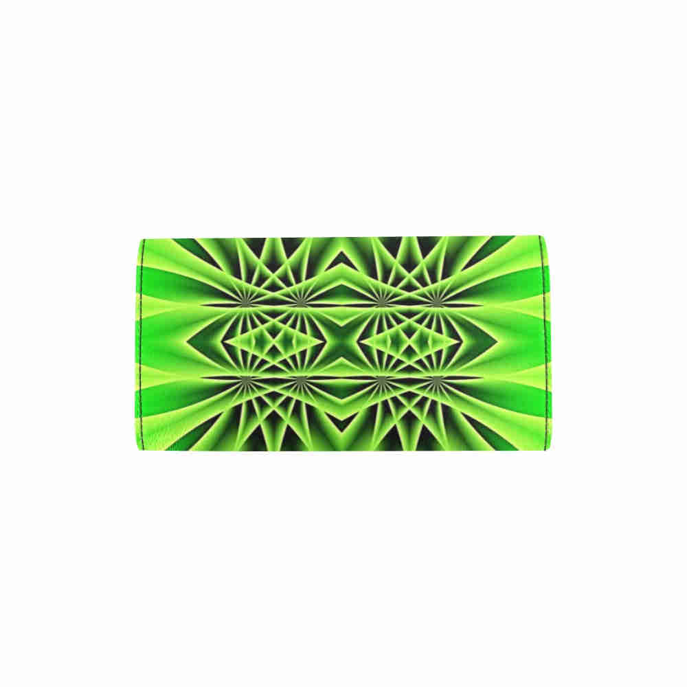 art abstract 17 womens trifold wallet back cover