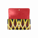 art abstract 18 womens trifold wallet