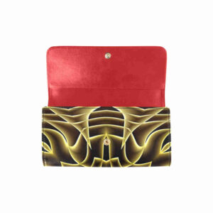 art abstract 19 womens trifold wallet