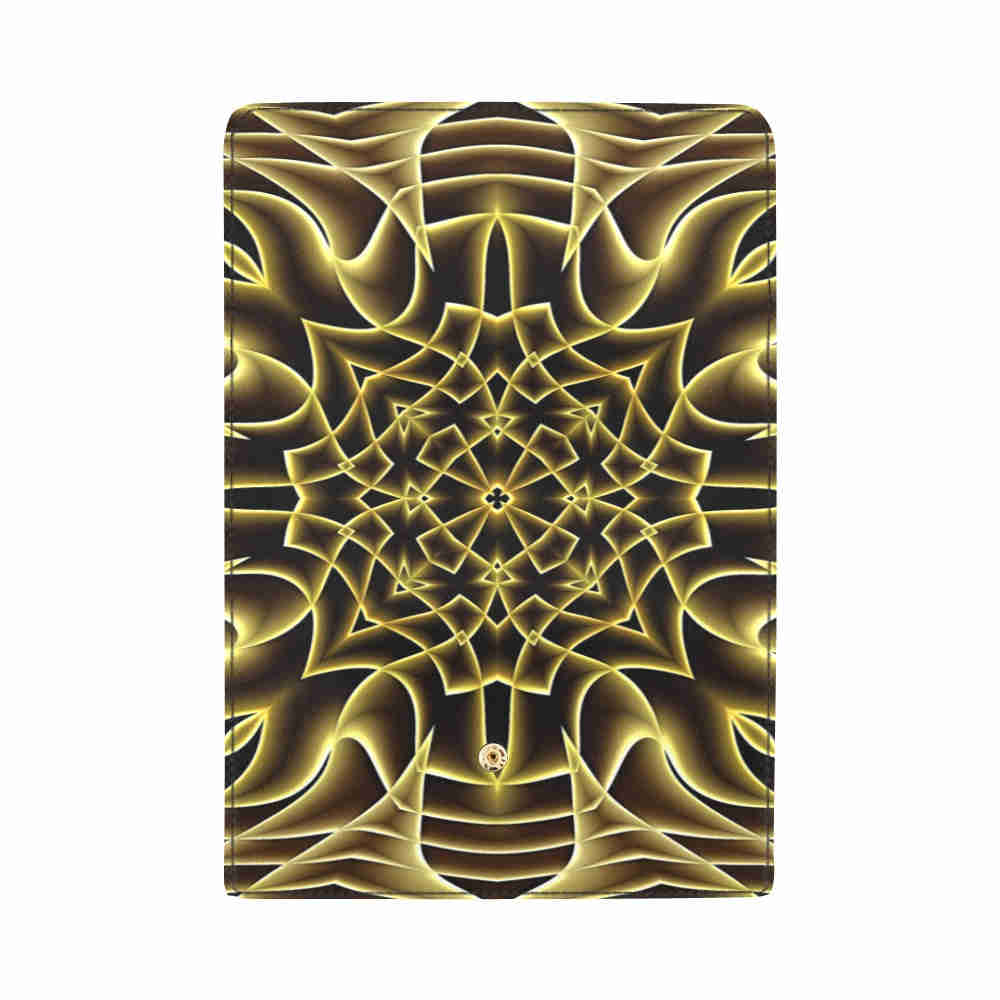 art abstract 19 womens trifold wallet back cover