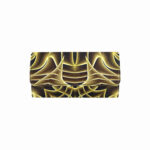 art abstract 19 womens trifold wallet closed outer