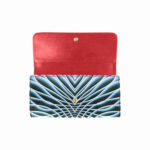 art abstract 2 womens trifold wallet
