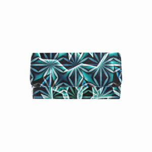 art abstract 21 womens trifold wallet closed outer