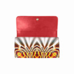 art abstract 22 womens trifold wallet