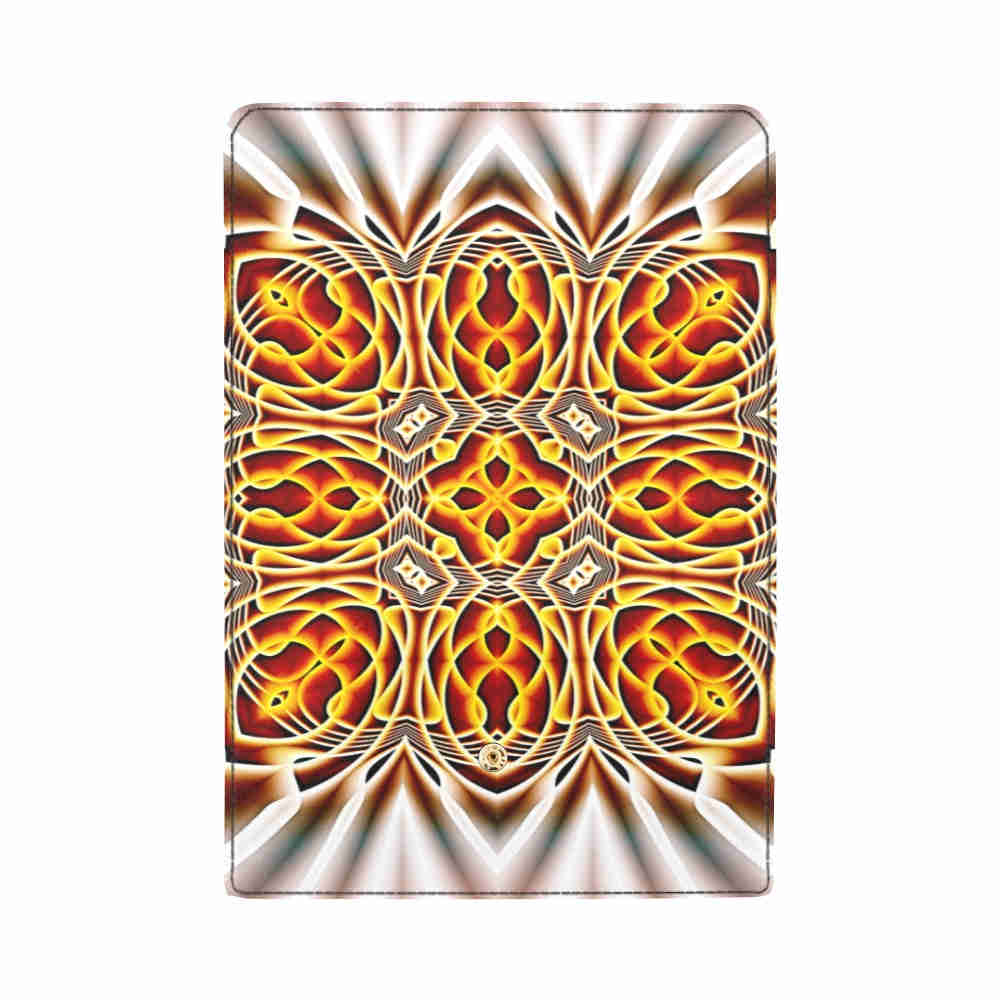 art abstract 22 womens trifold wallet open cover