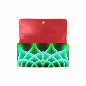 art abstract 23 womens trifold wallet