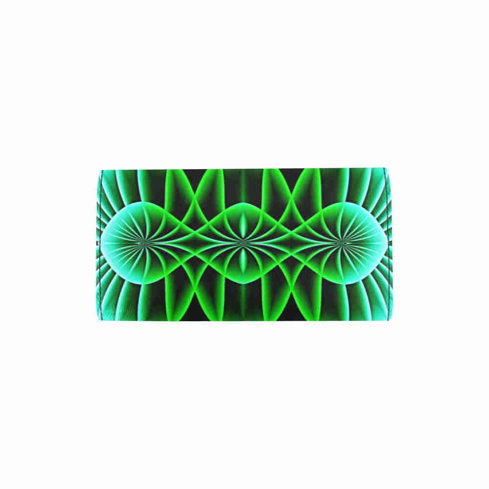 art abstract 23 womens trifold wallet back cover