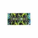 art abstract 24 womens trifold wallet back cover