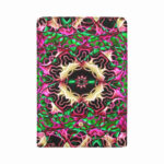 art abstract 25 womens trifold wallet open cover