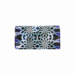 art abstract 7 womens trifold wallet back cover