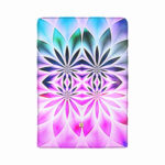 art abstract 8 womens trifold wallet open cover