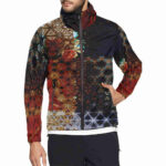 batik royal mens windbreaker jacket man model