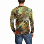 graffiti jungle mens long sleeve t shirt man model back