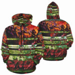 rockfall designer hoodie for men front back