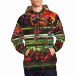 rockfall designer hoodie for men man model