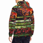 rockfall designer hoodie for men model back