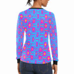 blinkers womens long sleeve t shirt designer t shirt model back