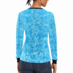 bluepane womens long sleeve t shirt designer t shirt model back