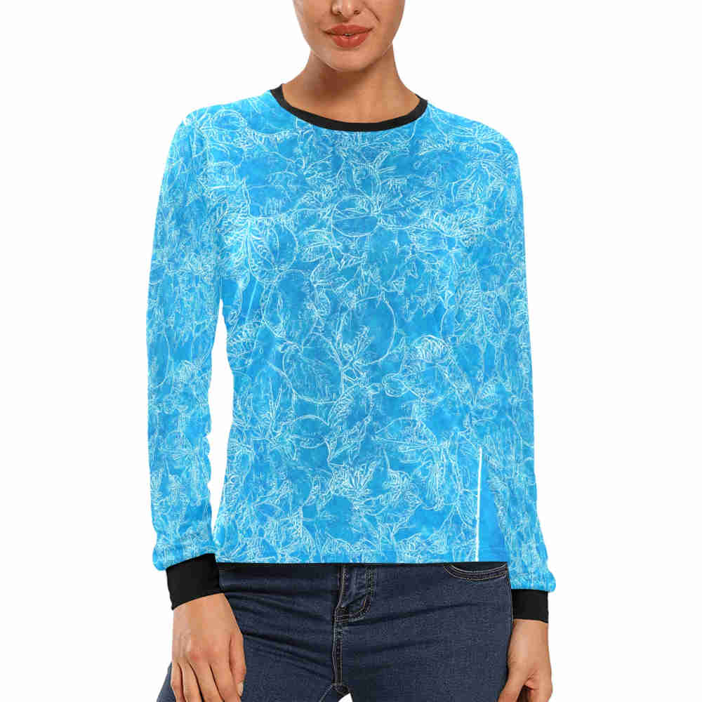 bluepane womens long sleeve t shirt designer t shirt model