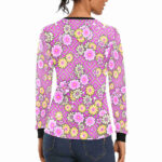 daisypark womens long sleeve t shirt designer t shirt model back