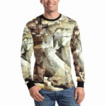 excavate long sleeve t shirt for men designer t shirt man model