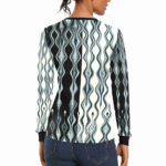 fancy fences womens long sleeve t shirt designer t shirt model back