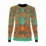 psychedeli womens long sleeve t shirt designer