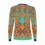 psychedeli womens long sleeve t shirt designer back