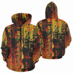 borneo designer hoodie for men front back