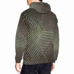 cropland designer hoodie for men model back