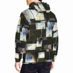 deepblock designer hoodie for men model back