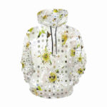 dotaflora blue womens hoodie