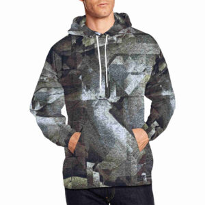 excavate designer hoodie for men model