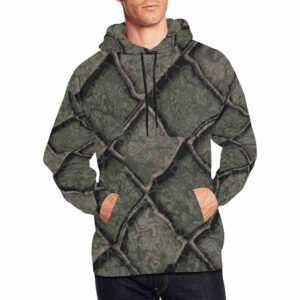 jagged designer hoodie for men model