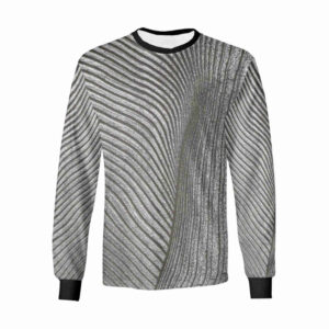 metalstripe long sleeve t shirt for men designer t shirt