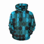 pinball blue womens hoodie