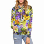 wallgarden womens hoodie model