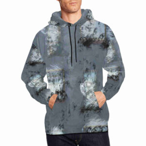 patchpaint designer hoodie for men model